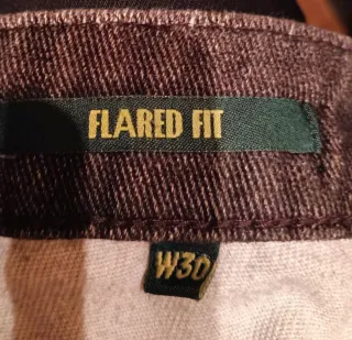 Jaded London Pantalón retro Flared Fit, unisex