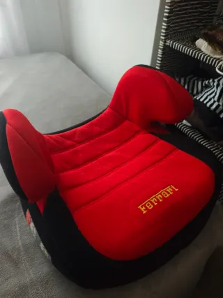 Alzador coche Ferrari rojo y negro