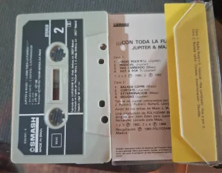 Cassette Mazo & Jupiter Años 80
