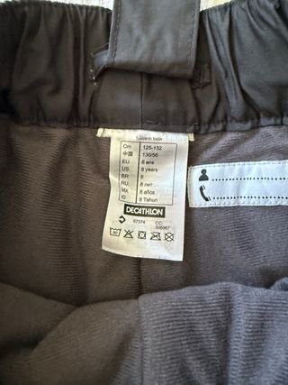 Pantalones impermeables niño