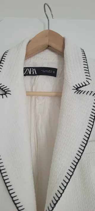 Chaqueta Zara Blanca Talla S