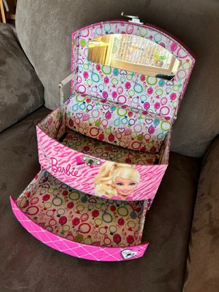 Joyero Maletín Barbie Rosa