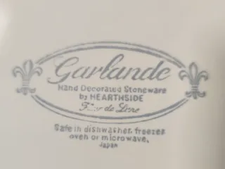 Juego de 2 tazas y 3 platos Garlande