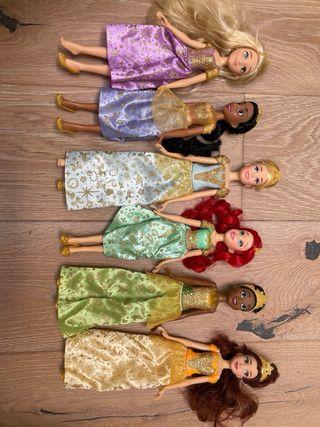 Muñecas Princesas Disney Colección como Nuevas
