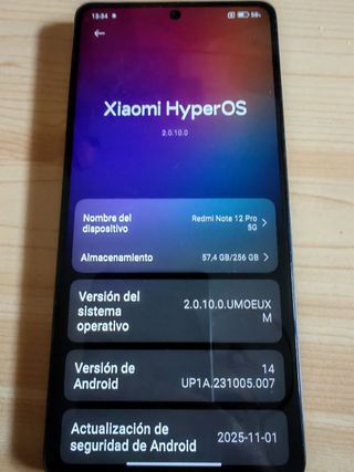 Xiaomi Redmi Note 12 Pro 5G Negro