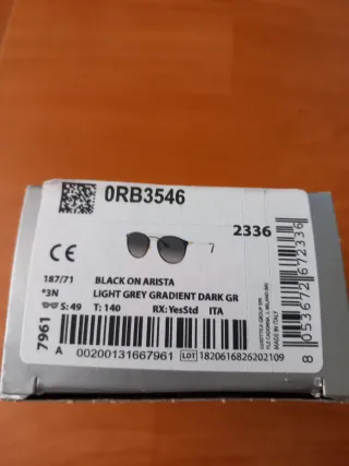 Gafas Ray-Ban RB3546 Negro/Marrón