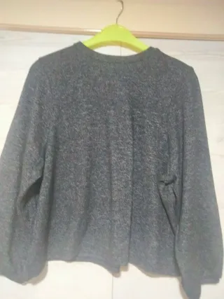 Jersey Zara gris talla L