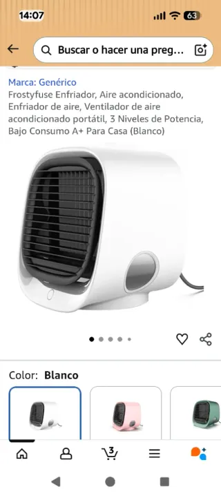 Ventiladores Enfriadores de Aire Portátil