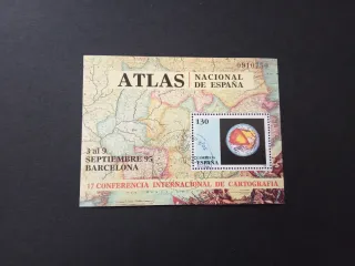 Edifil 3388 HB C.Int. Cartografía matasellada