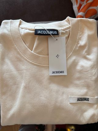 Camiseta Jacquemus Talla XL Beige