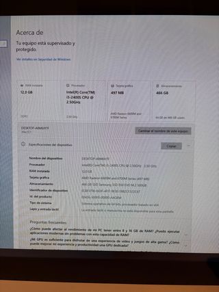 Apple iMac 21.5 i5 12GB RAM 512GB SSD