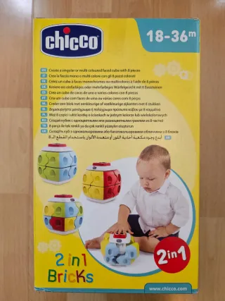 Puzzle Chicco 2 en 1 Bricks