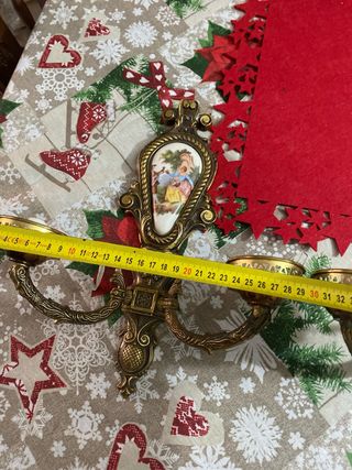 2 Apliques Antiguos Limoges Severs