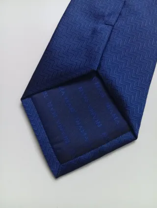 Corbata de seda 100% Niama Man - Azul Marino