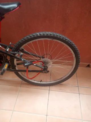 Bicicleta infantil DENBIKE roja