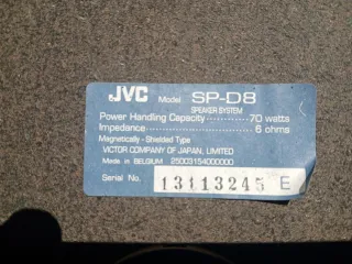 Equipo de música JVC CA-D85TR