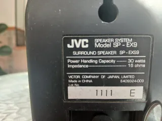 Equipo de música JVC CA-D85TR