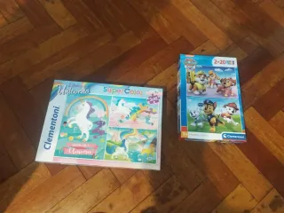 Puzzles Clementoni Unicornios y Paw Patrol