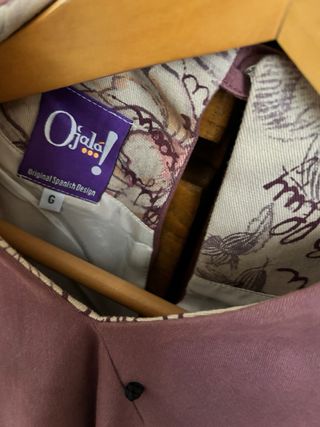 Vestido Paloma del Pozo Talla 40 Morado/rosa