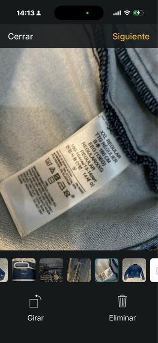 Chaqueta tejana Gap Kids Talla XS