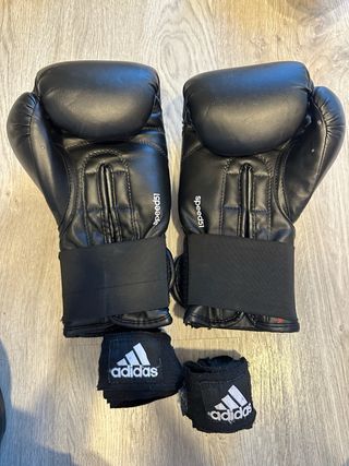 Guantes Boxeo Adidas Negros