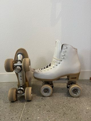 Patines Artísticos Blancos Carlos Mur Talla 36-37