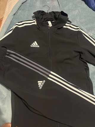 Chándal Adidas original Negro con Capucha