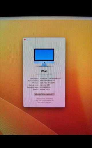 iMac 21.5” Retina 4k-2017