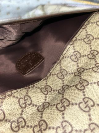 Riñonera Beige y Marrón