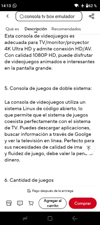 Consola Retro 2 Mandos + Mando + Cables