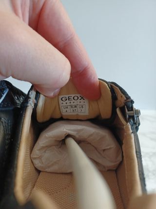 Geox Myria Zapatillas Talla 37.5 Negro