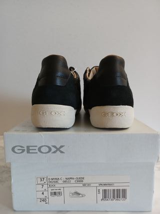 Geox Myria Zapatillas Talla 37.5 Negro