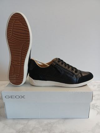 Geox Myria Zapatillas Talla 37.5 Negro
