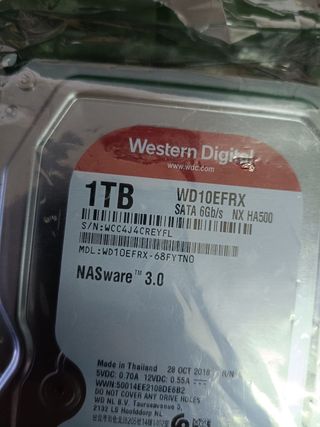 WD Red WD10EFRX Disco duro 3.5" de 1TB