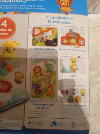 Gimnasio Bebé Selva Divertida Luces Música