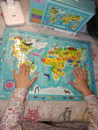 Puzzle Mundo Animales 80 Piezas