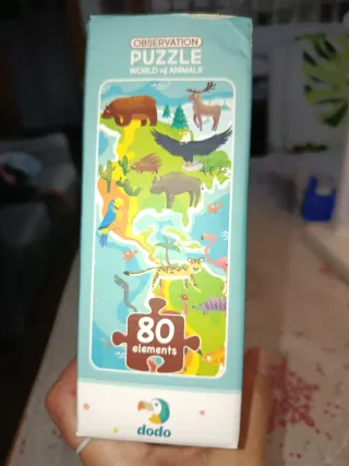 Puzzle Mundo Animales 80 Piezas
