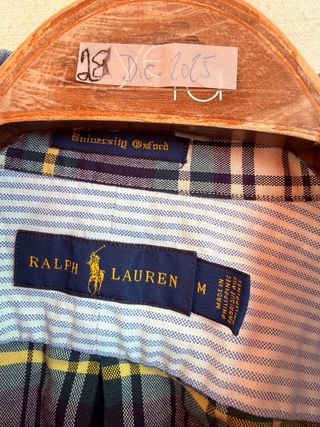Camisa rayas y cuadros RALPH LAUREN talla M