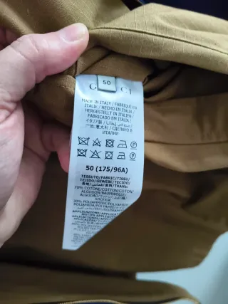 Chaqueta Gucci Azul y Marrón reversible