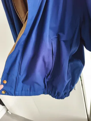 Chaqueta Gucci Azul y Marrón reversible