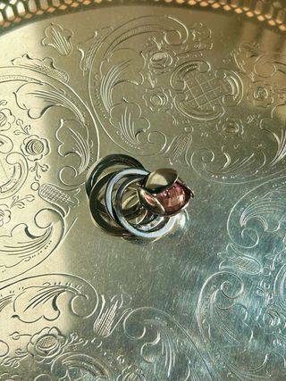 Anillo Piaserico Diseño Flor Italiano