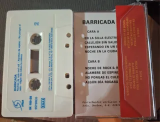 3 Cassettes Barricada: La Araña, No Hay Tregua