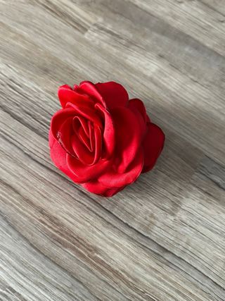 Pinza para el pelo rosa