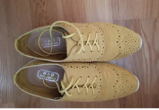 Zapatos H&D Mujer Talla 36 Mostaza