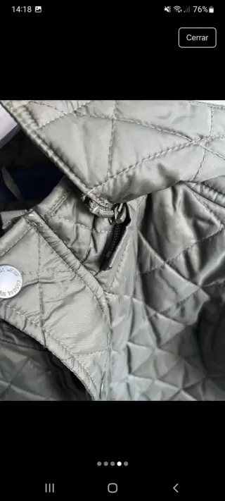 Cazadora acolchada verde niño ECI. 12 años