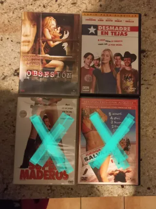 Lote 4 Películas DVD Romance/Thriller