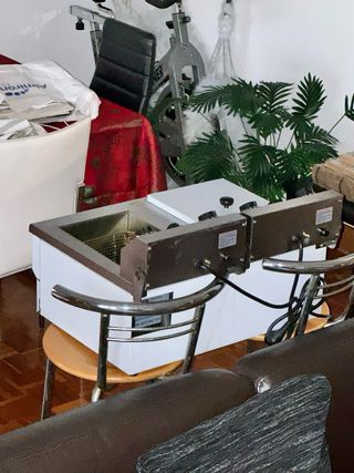 Freidora Eléctrica Doble Tanque