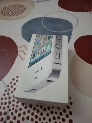 iPhone 4S Blanco con Caja y Cable