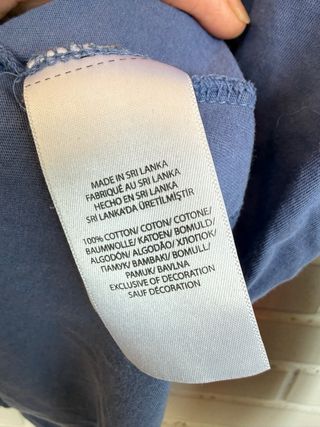 Sudadera fina azul capucha RALPH LAUREN talla L