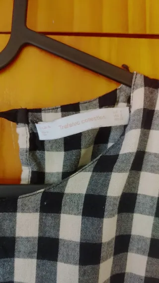 Vestido Zara Talla S Cuadros